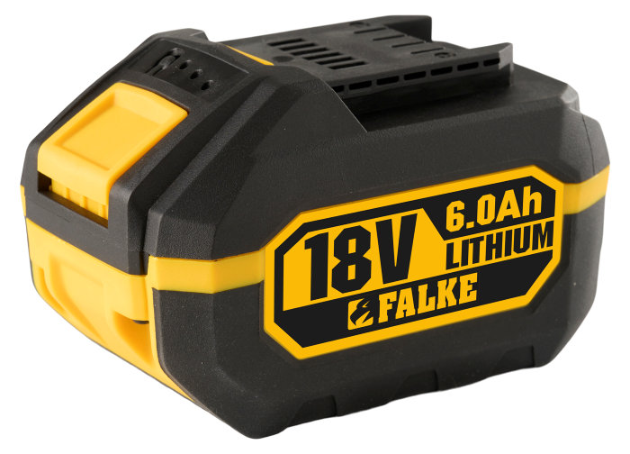 Falke 18 V Li-ion batteri 6,0 Ah